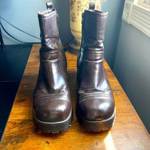 Chunky early 2000s boots